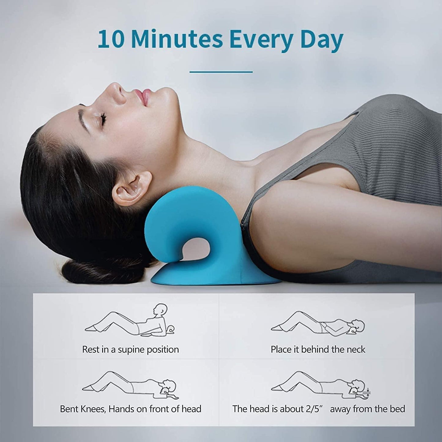 Expertomind Neck Relaxer| Neck & Shoulder Support for Pain Relief